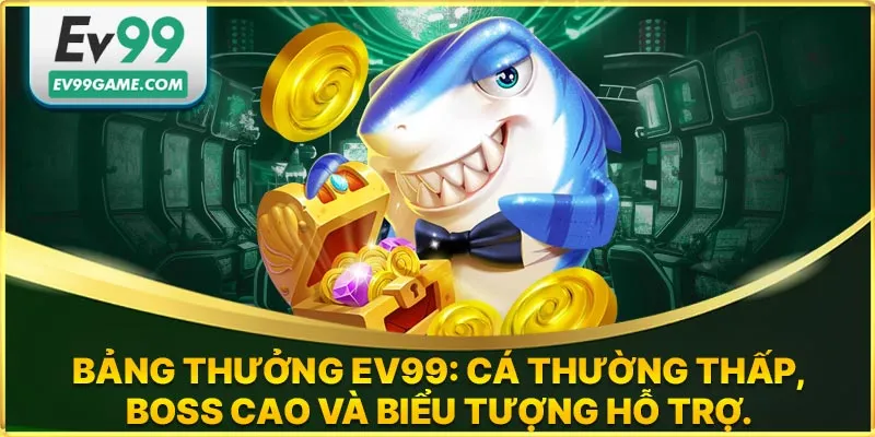 Bảng trả thưởng bắn cá EV99